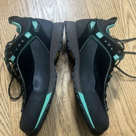 GARMONT DRAGONTAIL LT AQUA BLACK/LIGHT GREEN HIKING TRAIL SHOES SIZE 8 - Picture 7 of 8